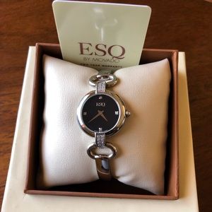 Movado ESQ Kali Stainless Steel Bangle Watch